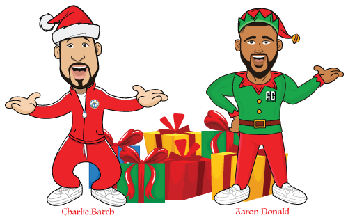 Chargie and Aaron Donald Characters Chargie and Aaron Donald Characters