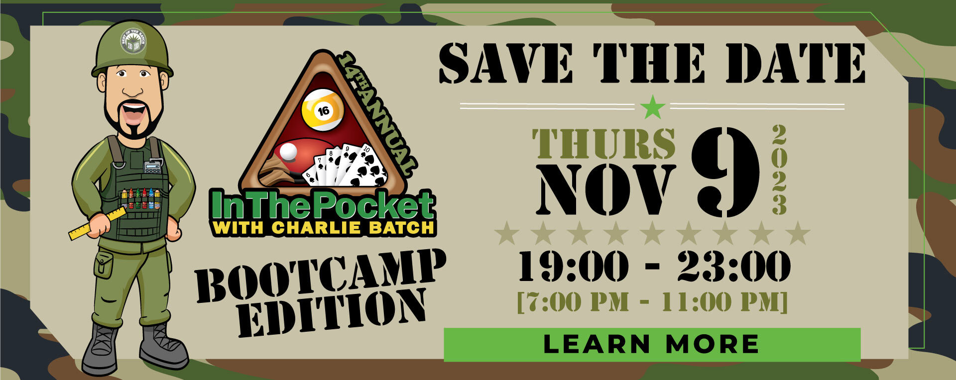 In The Pocket 2023 Save The Date - Nov 9
