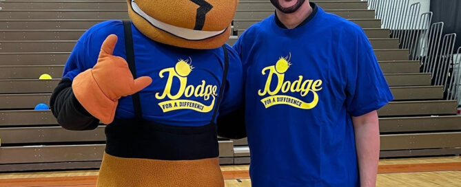 Charlie Batch at the ‘Dodge For A Difference’ charity dodgeball event
